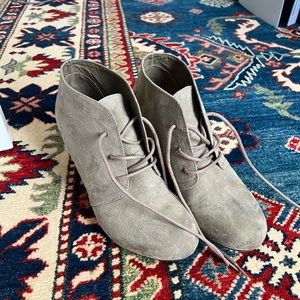 X appeal bootie wedge . Size 9